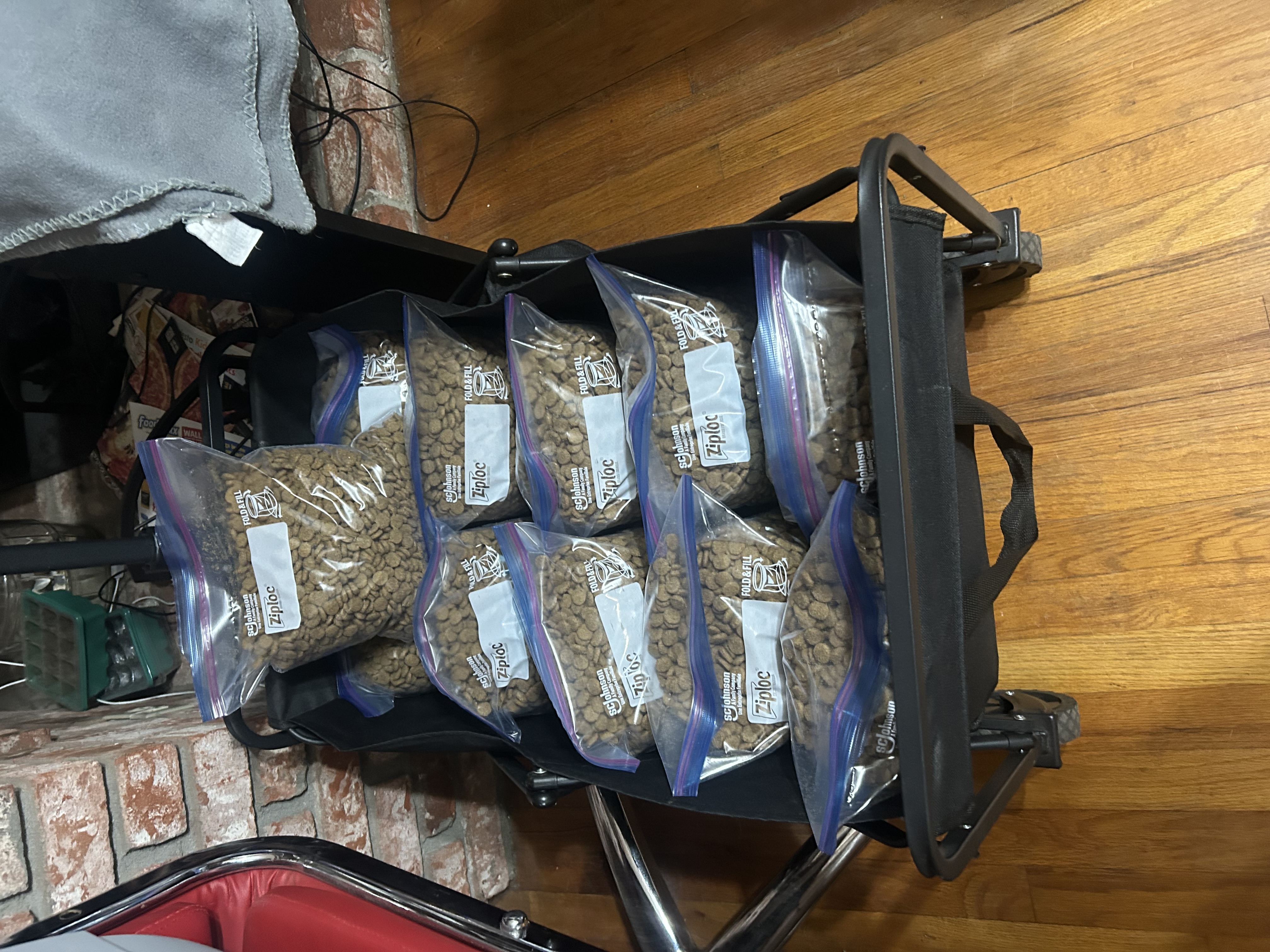 Individual Bags of dog food